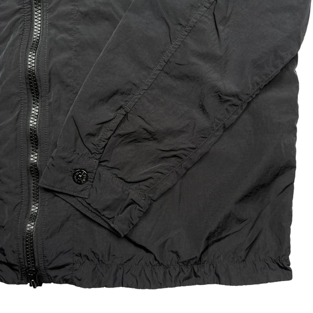 S/S 20 Stone Island Nylon Metal Patch Program Overshirt - Black