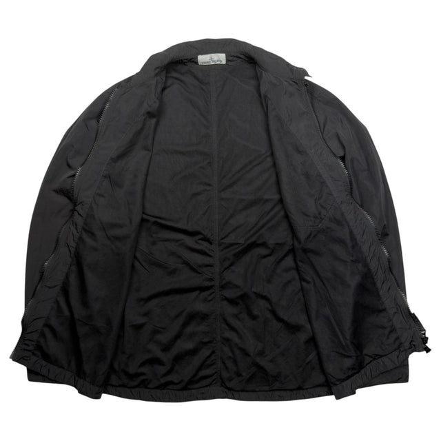 S/S 20 Stone Island Nylon Metal Patch Program Overshirt - Black