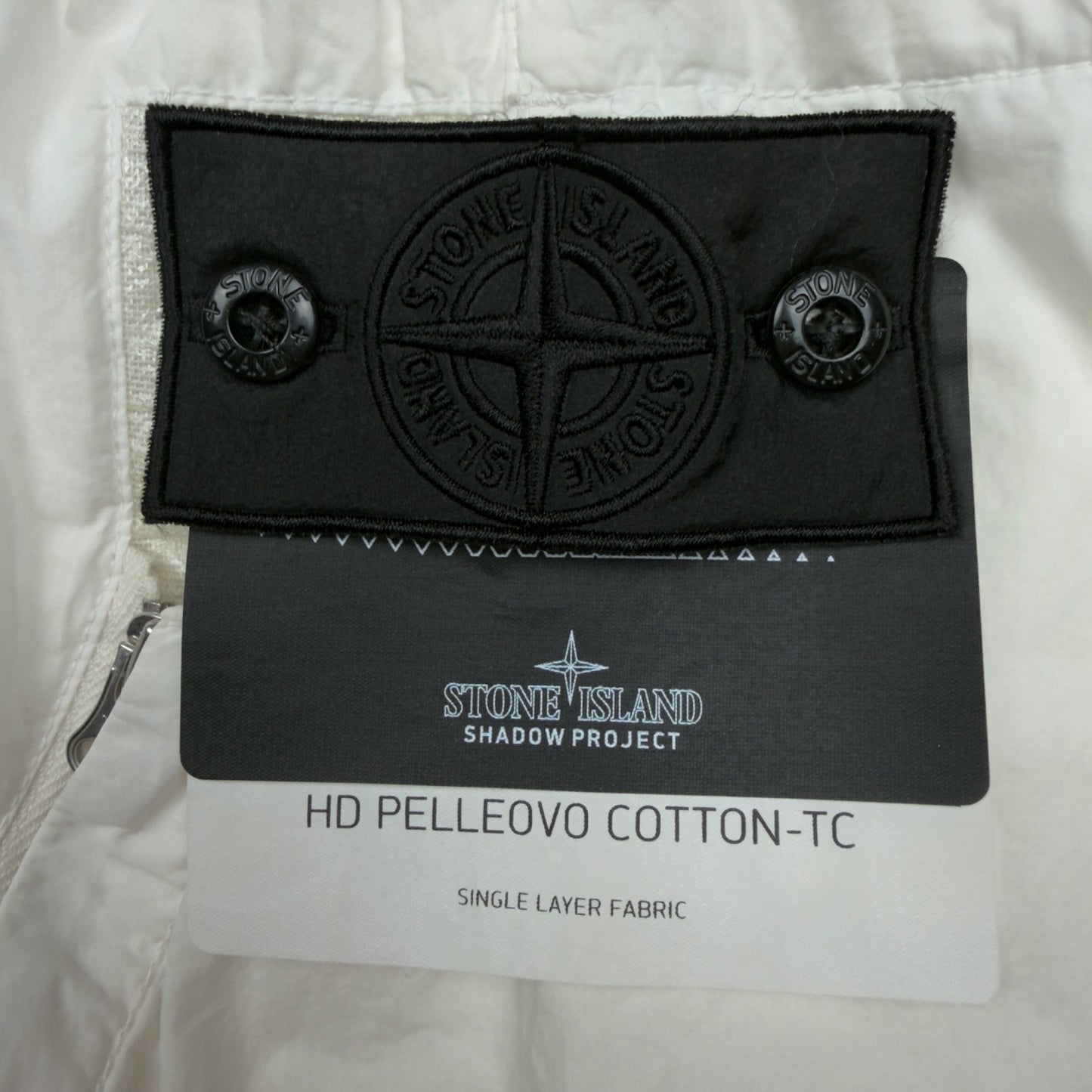 S/S 22 Stone Island Shadow Project HD Pelleovo Cotton TC Bomber Jacket
