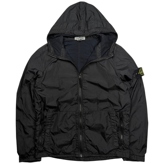S/S 20 Stone Island Crinkle Reps Jacket - Black