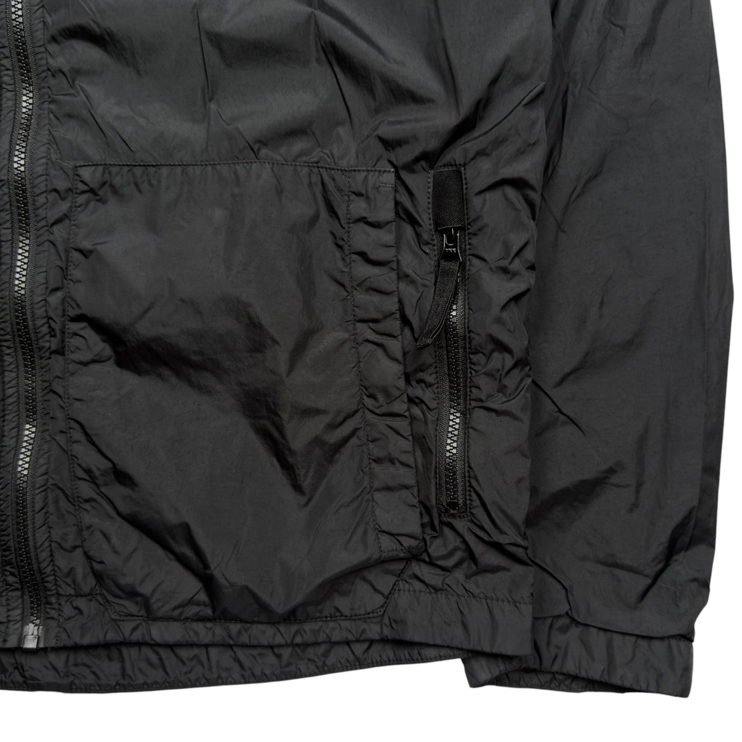 S/S 20 Stone Island Crinkle Reps Jacket - Black