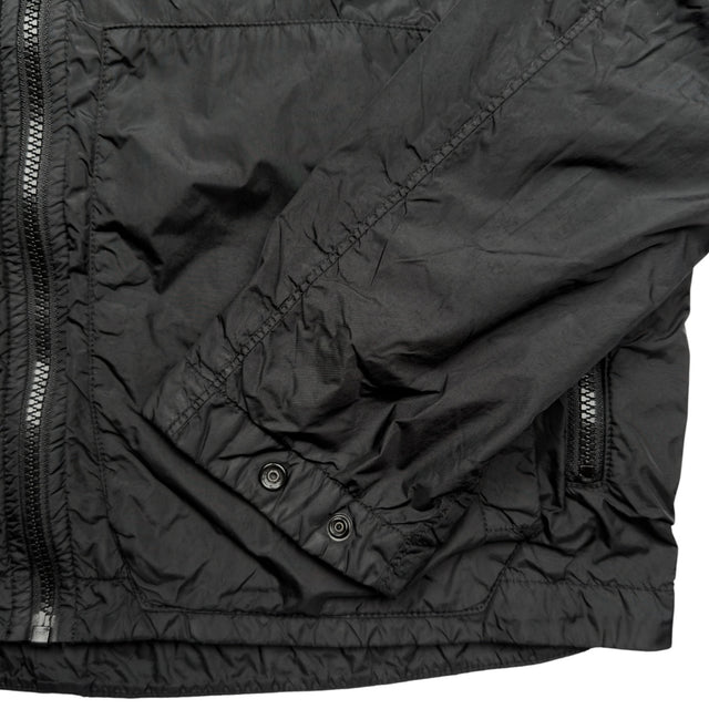 S/S 20 Stone Island Crinkle Reps Jacket - Black
