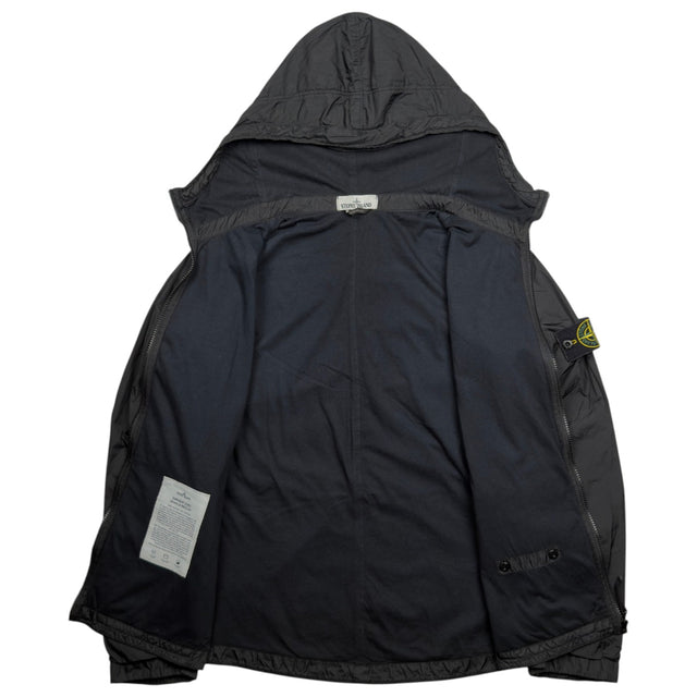 S/S 20 Stone Island Crinkle Reps Jacket - Black