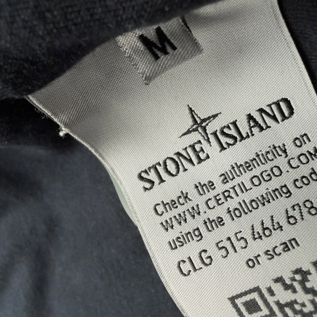 S/S 20 Stone Island Crinkle Reps Jacket - Black