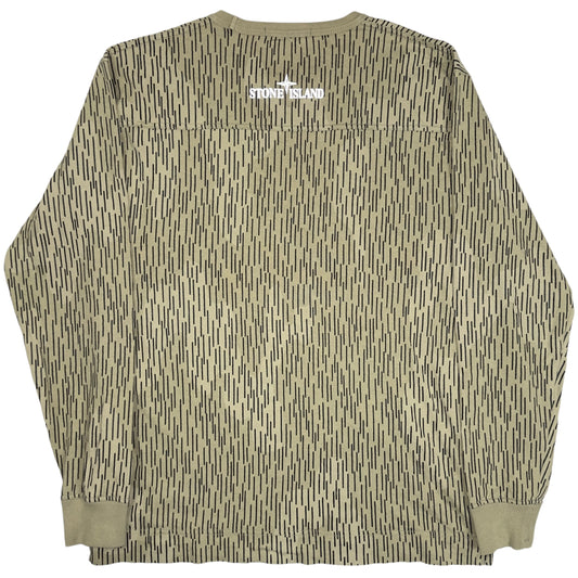 A/W 21 Stone Island Rain Camo Reflective Crewneck Sweater - Medium