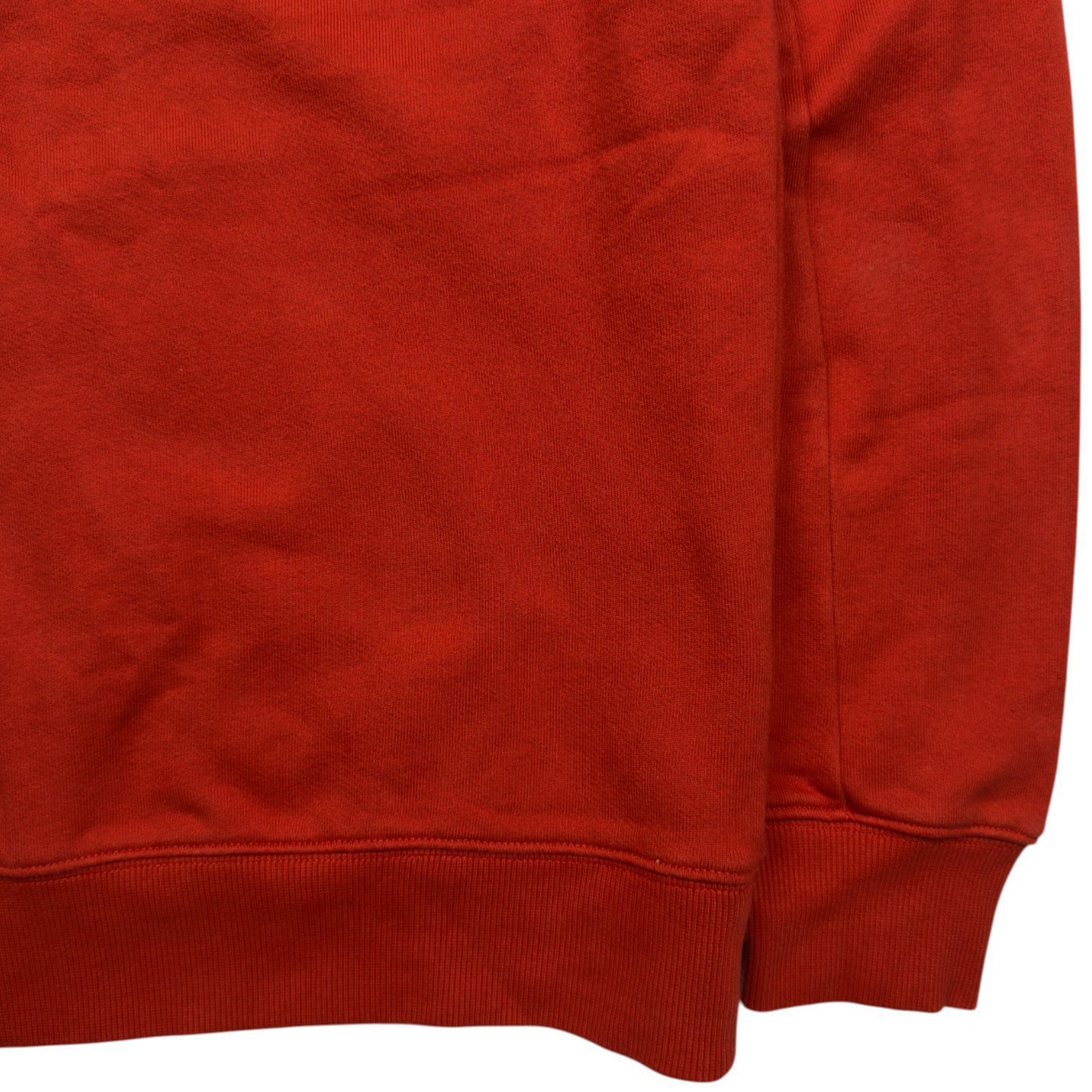 C.P. Company Diagonal Raised Fleece Crewneck Sweater - Orange