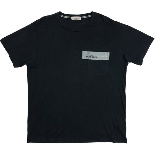 S/S 18 Stone Island Pocket T-Shirt - Black