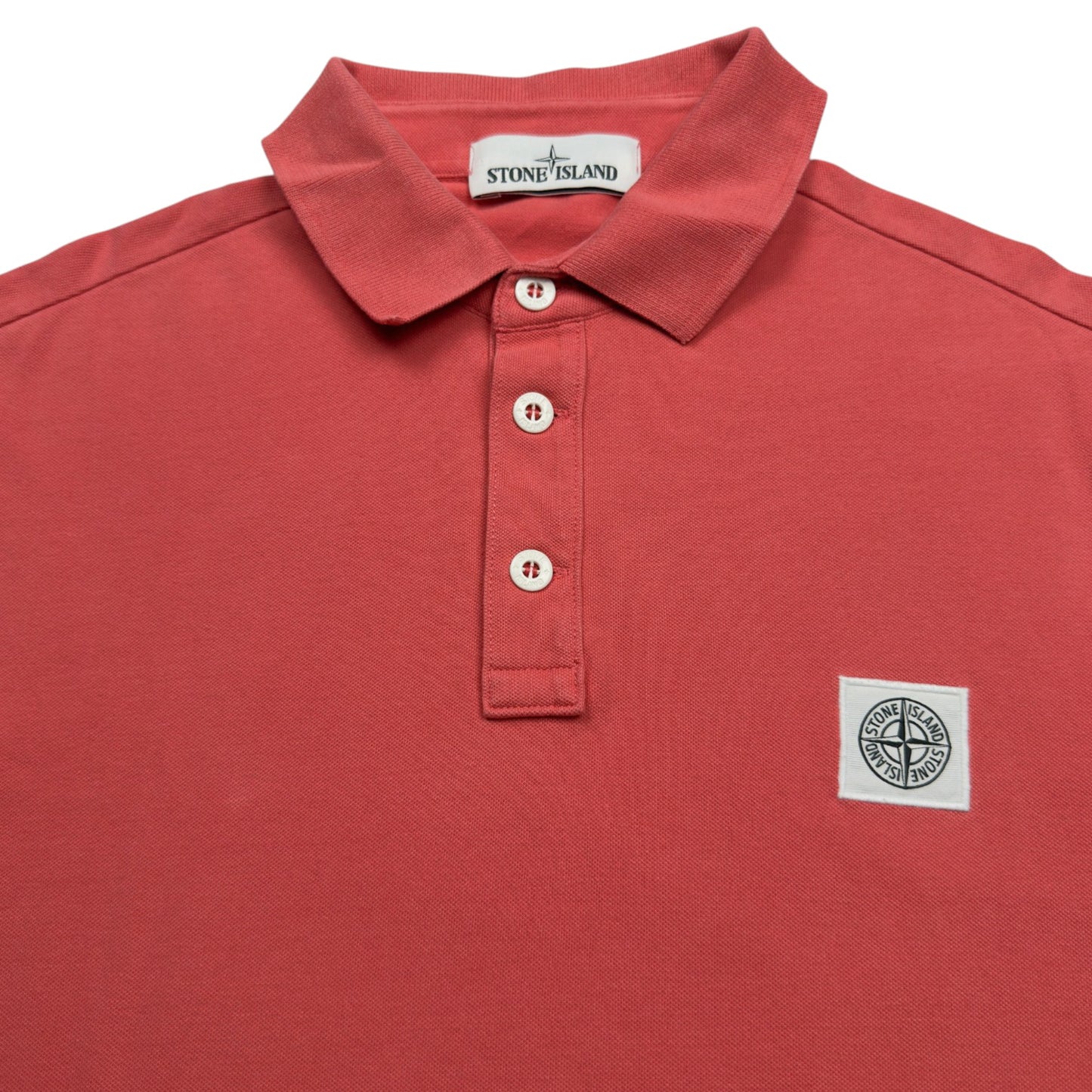 S/S 17 Stone Island Polo Shirt - Pink