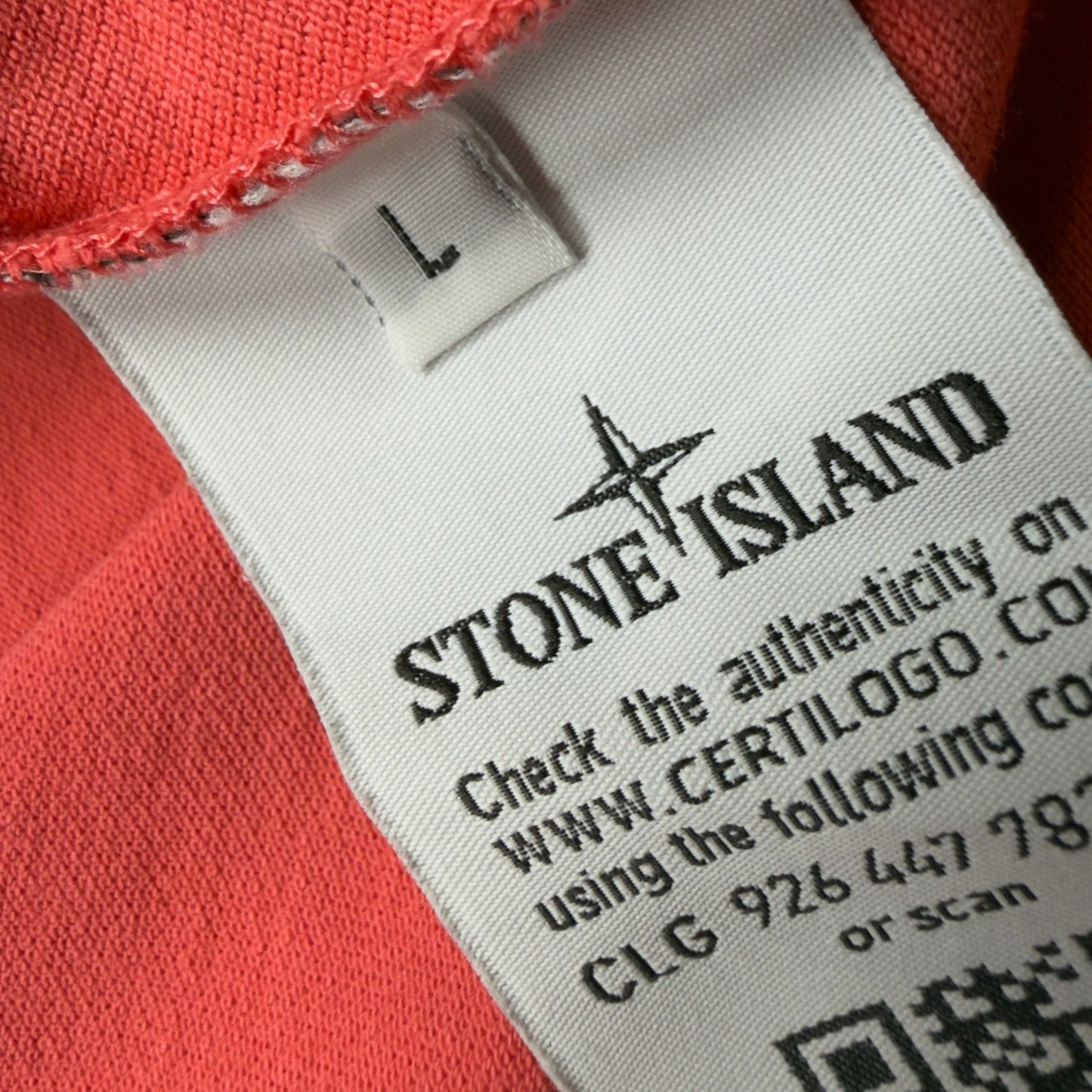 S/S 17 Stone Island Polo Shirt - Pink