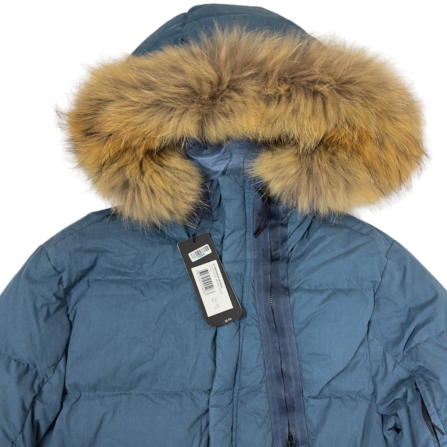 C.P. Company 50 Fili Fur Hood Down Jacket