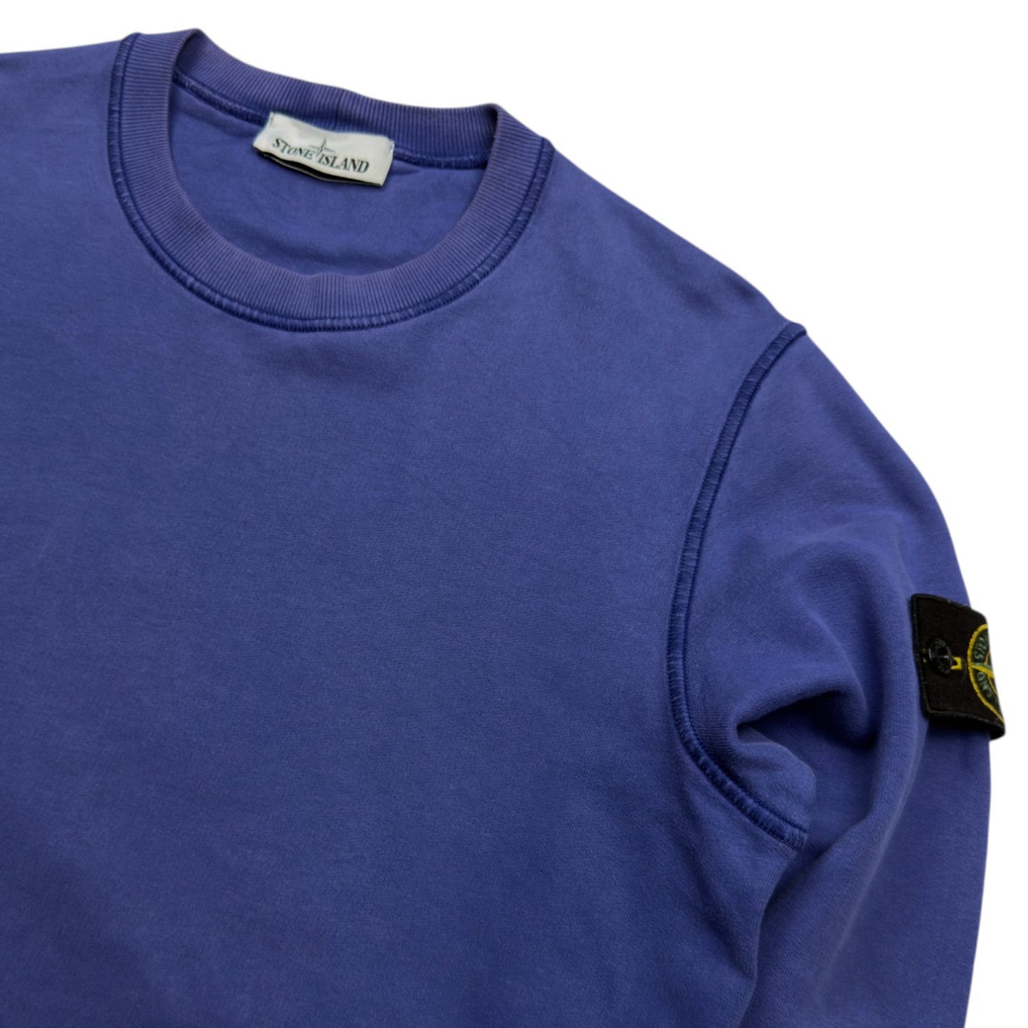 A/W 21 Stone Island Crewneck Sweater - Purple / Navy