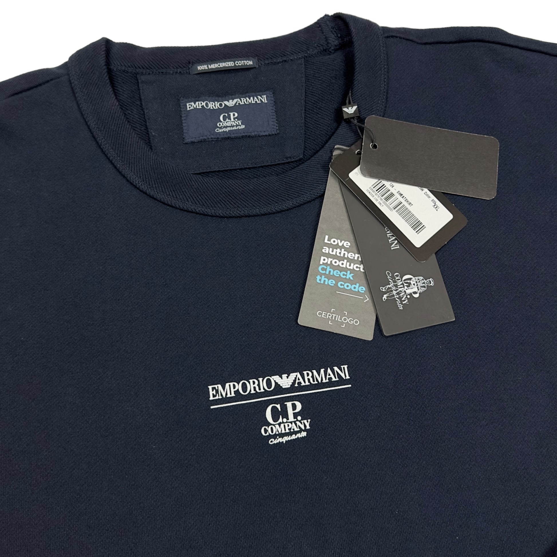 Company X Armani Cinquanta Crewneck Sweater – Dans Designer Ltd