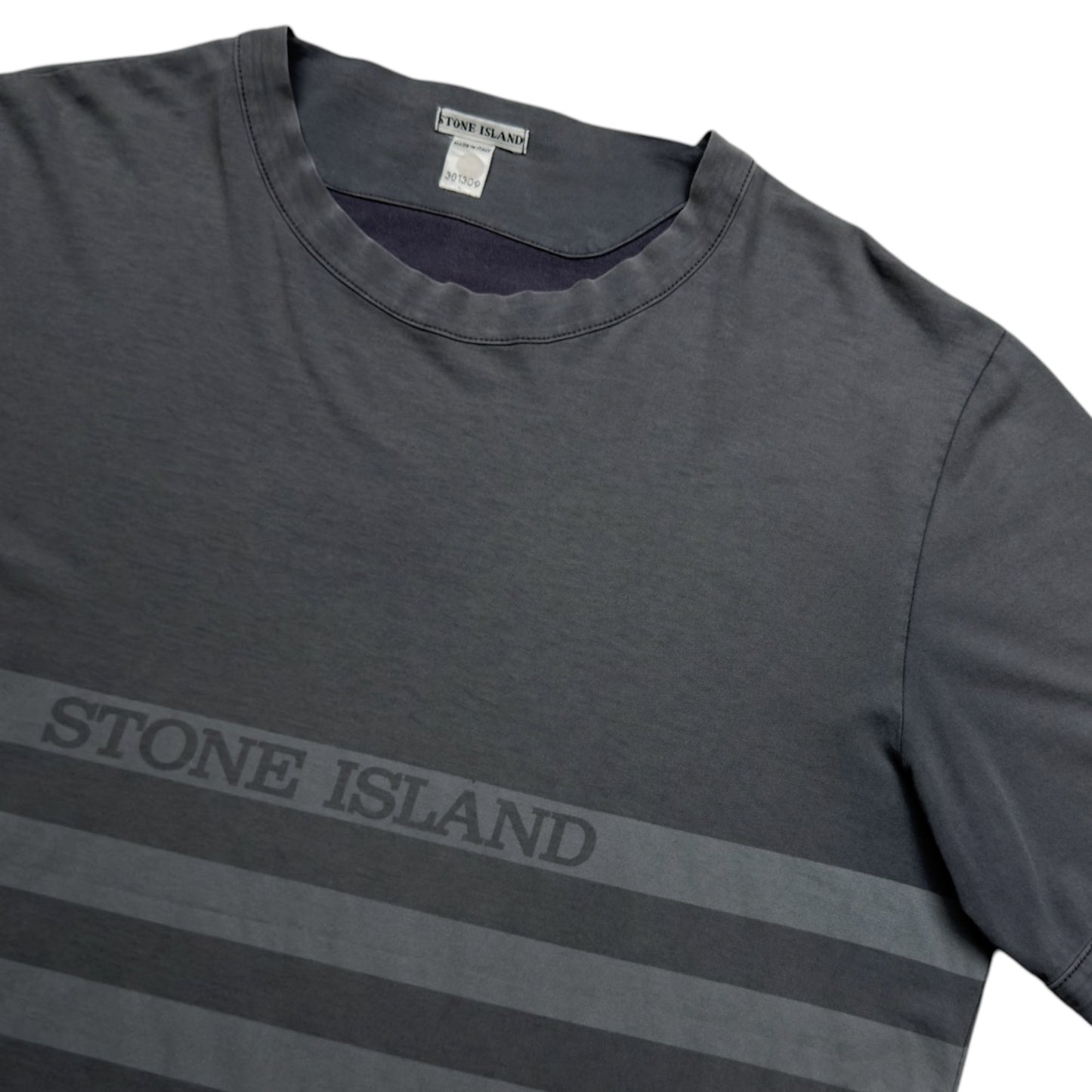 S/S 02 Stone Island Striped Vintage T-Shirt