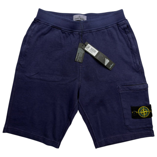 S/S 22 Stone Island Malfile Cotton Jersey Cargo Shorts