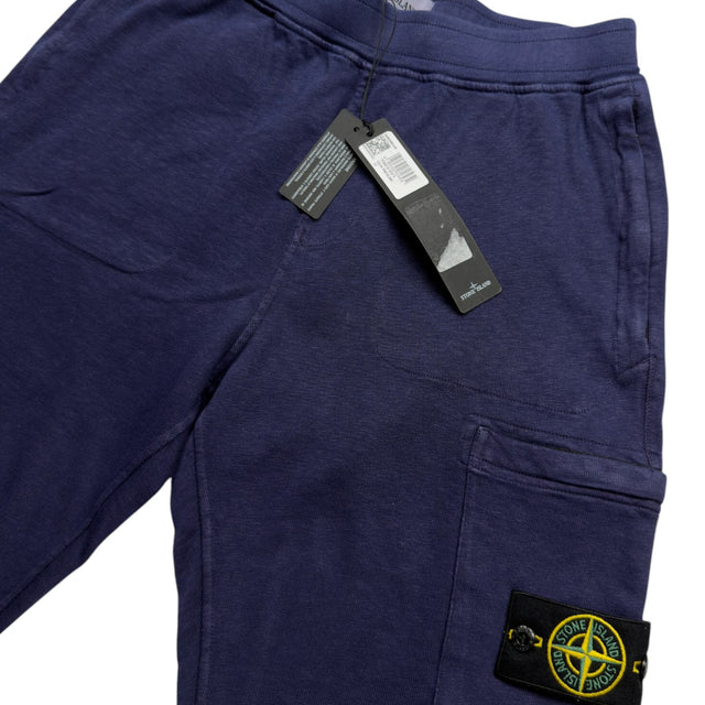 S/S 22 Stone Island Malfile Cotton Jersey Cargo Shorts