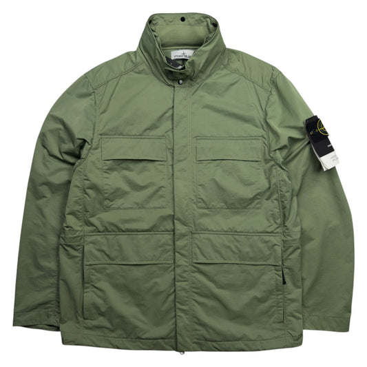 S/S 23 Stone Island Hyper Dense Nylon Raso Field Jacket - Sage Green
