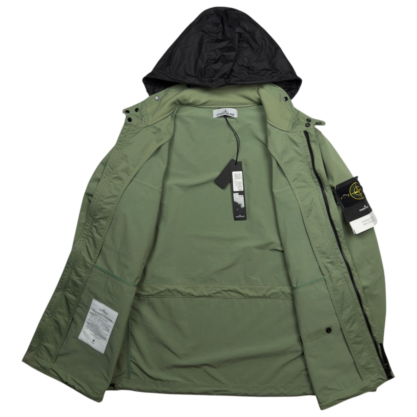 S/S 23 Stone Island Hyper Dense Nylon Raso Field Jacket - Sage Green