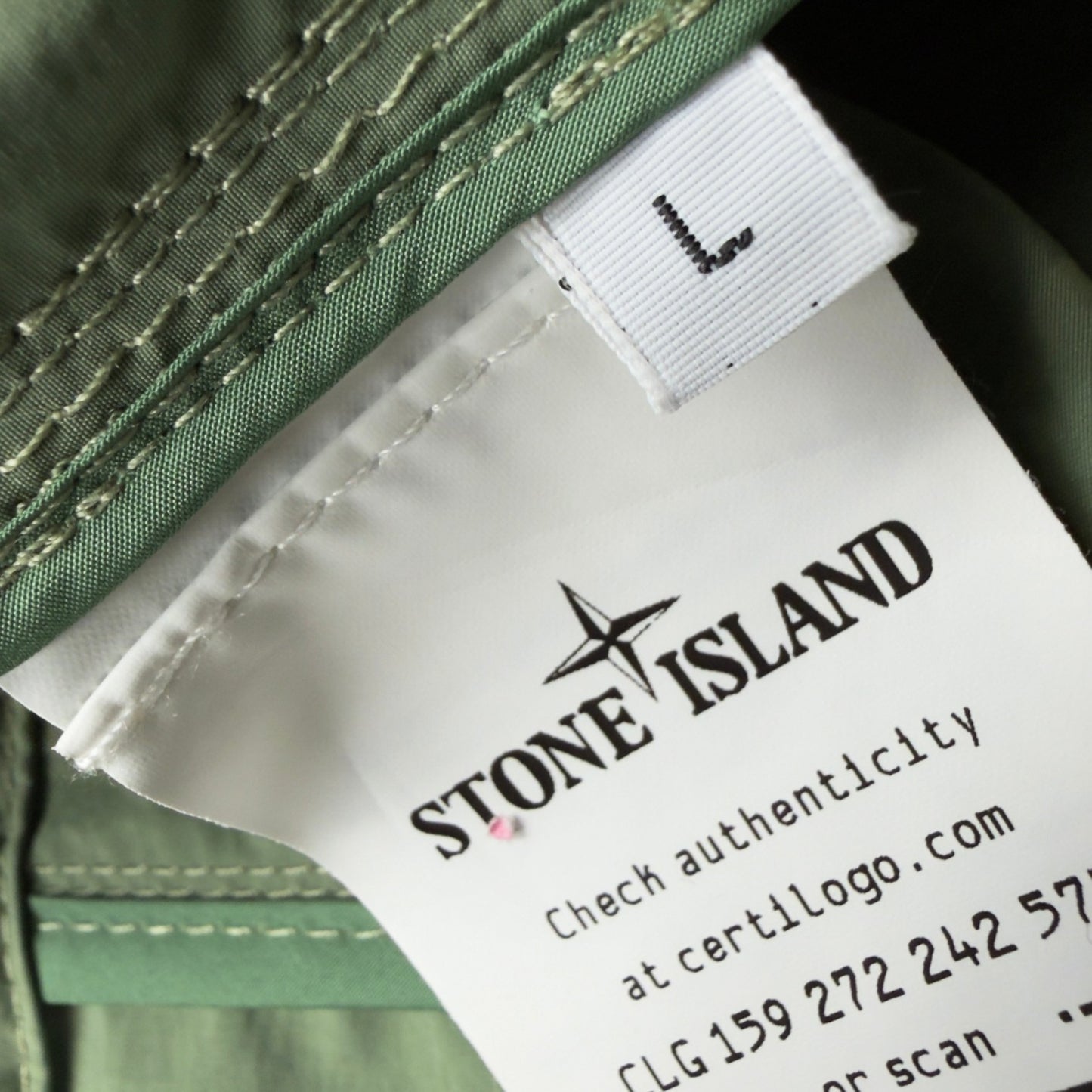 S/S 23 Stone Island Hyper Dense Nylon Raso Field Jacket - Sage Green