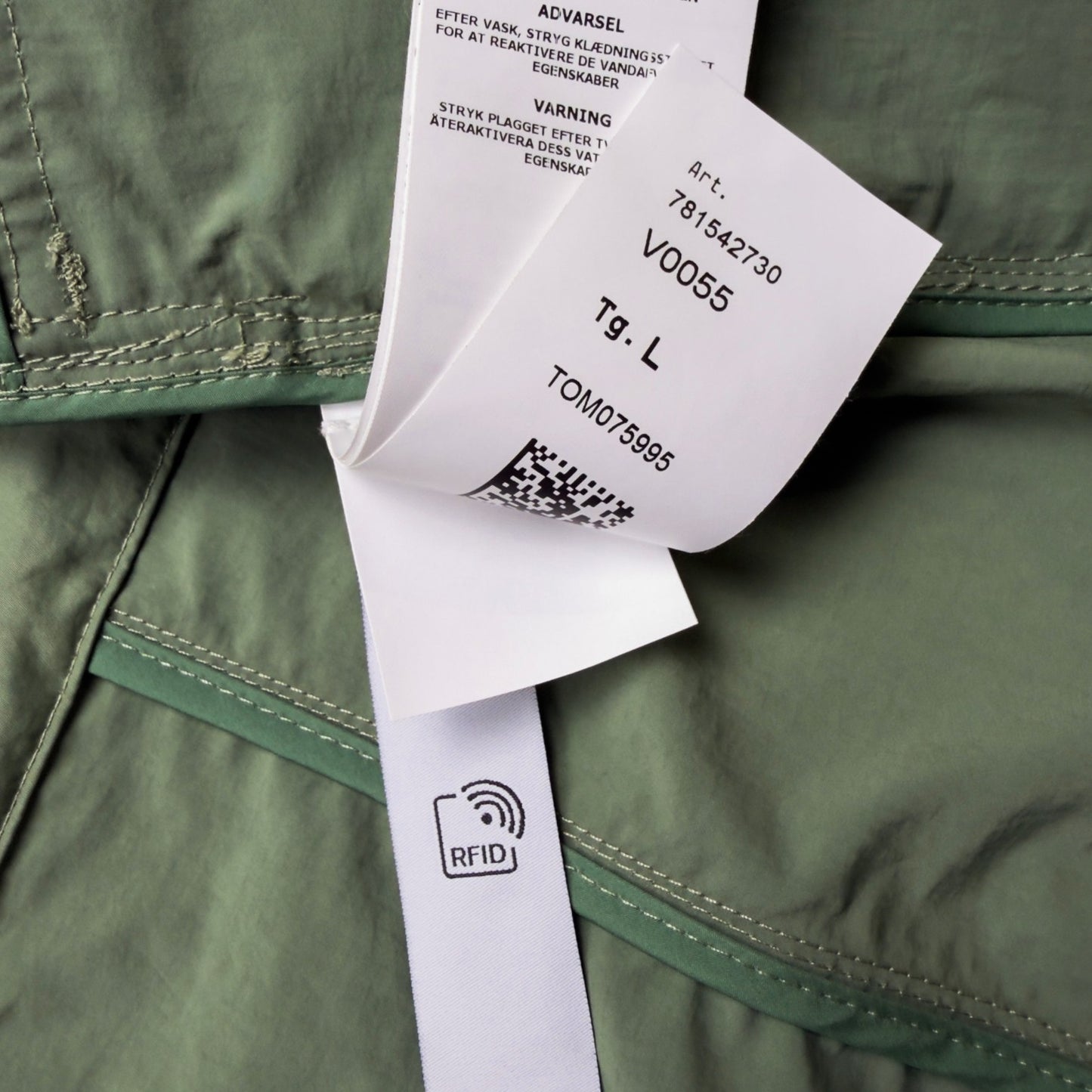 S/S 23 Stone Island Hyper Dense Nylon Raso Field Jacket - Sage Green