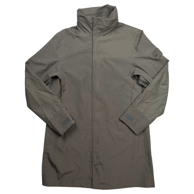 S/S 18 Stone Island Tank Shield Ghost Piece Trench Coat Jacket - Grey