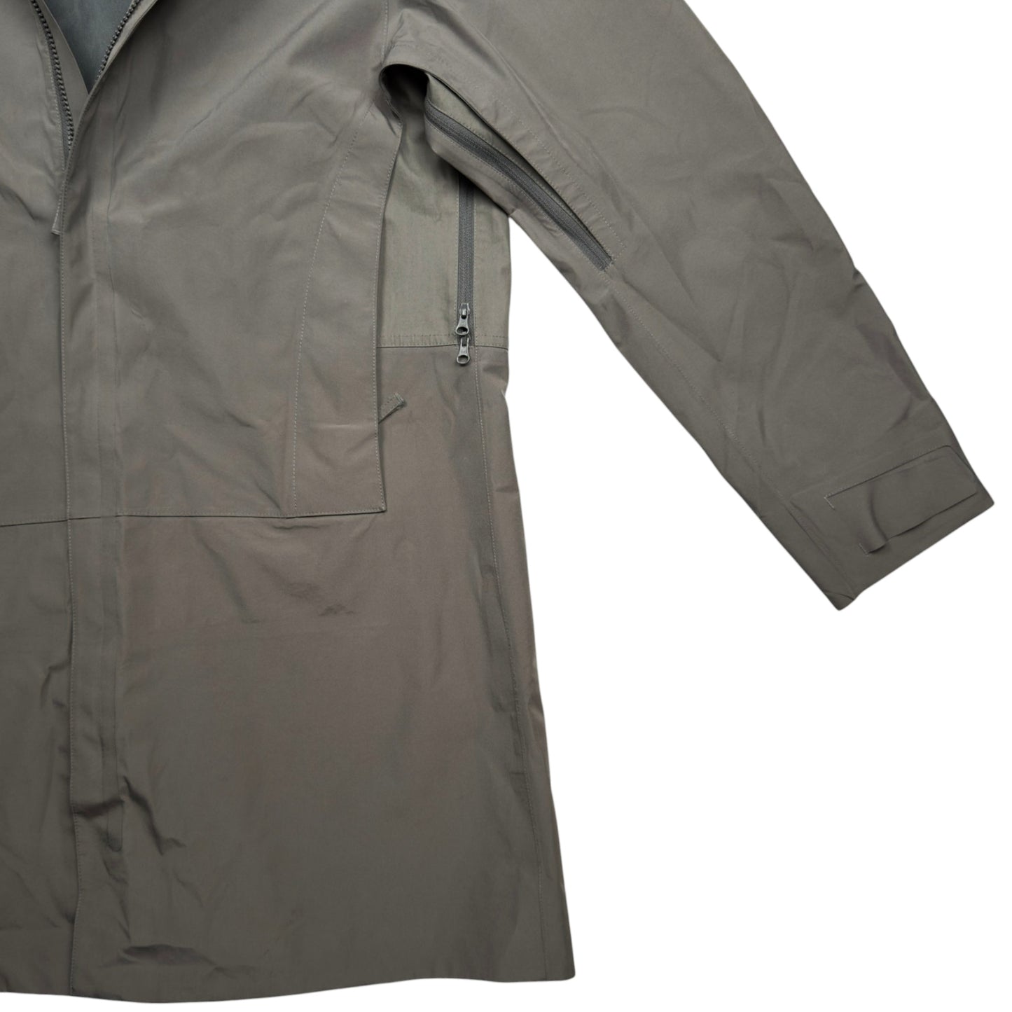 S/S 18 Stone Island Tank Shield Ghost Piece Trench Coat Jacket - Grey