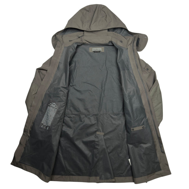 S/S 18 Stone Island Tank Shield Ghost Piece Trench Coat Jacket - Grey