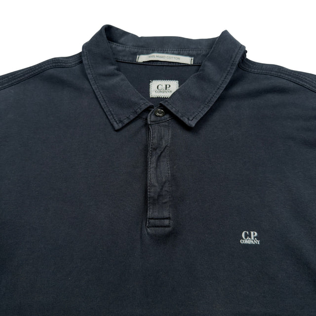C.P. Company Mako Cotton Long Sleeve Polo Shirt