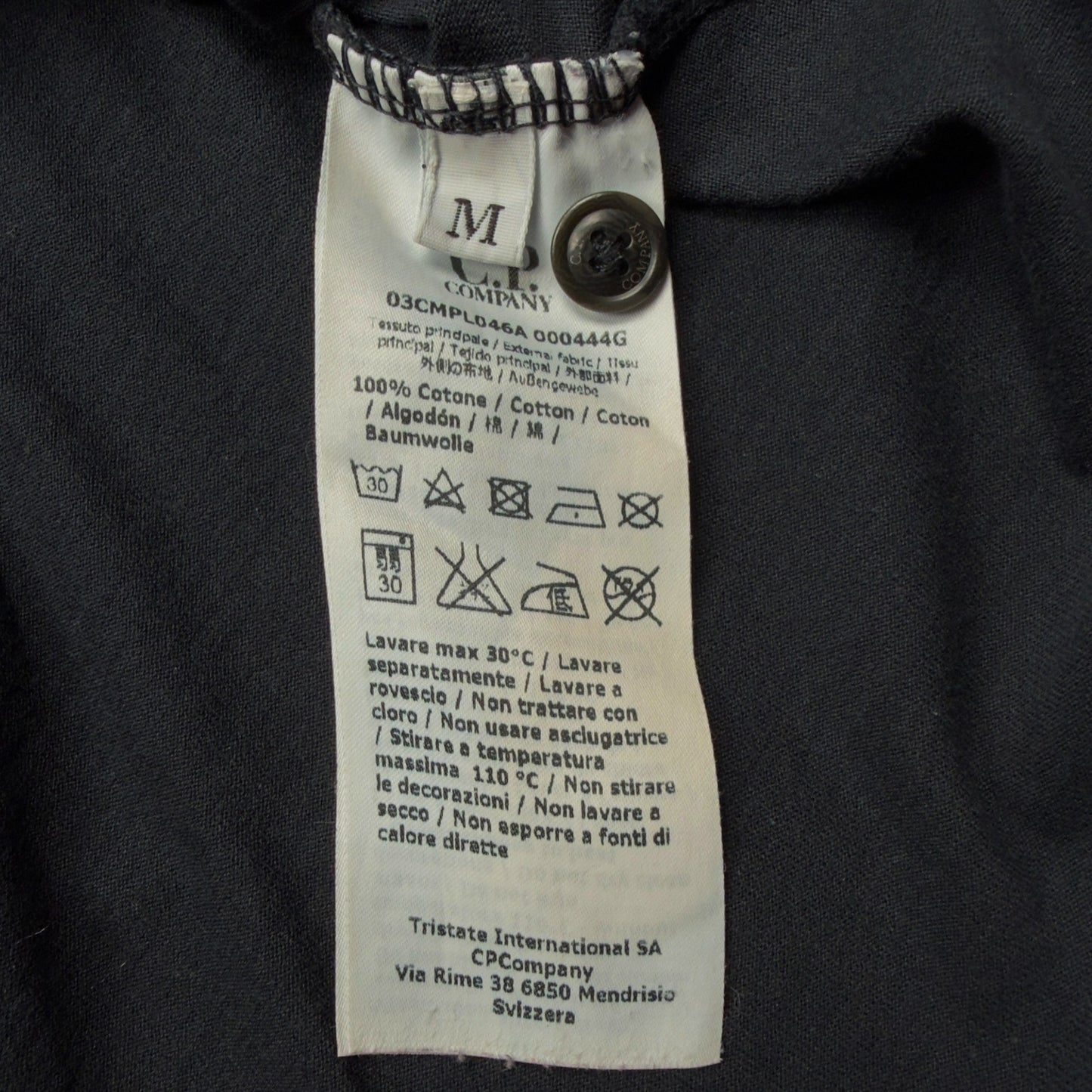 C.P. Company Mako Cotton Long Sleeve Polo Shirt
