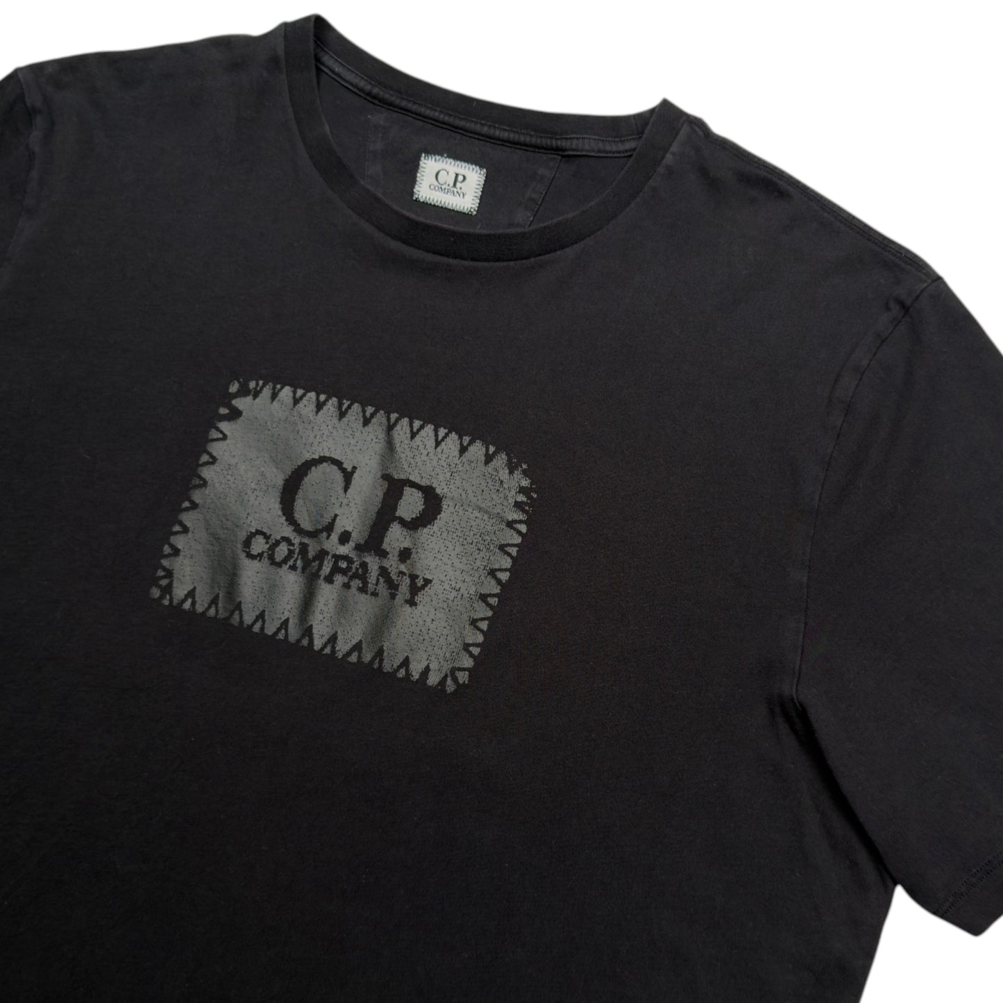 C.P. Company Big Stitch Logo T-Shirt - Black