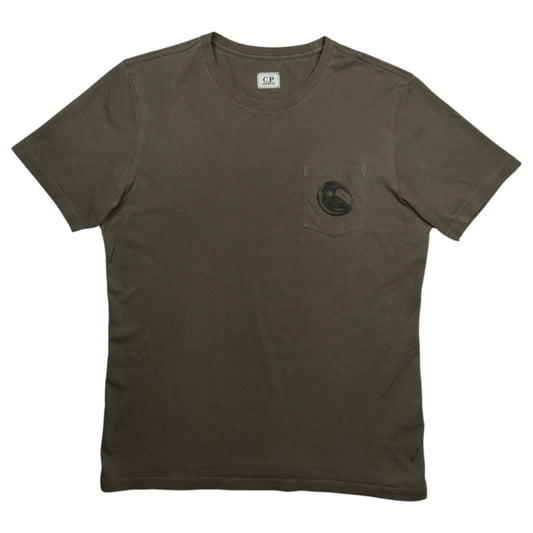 C.P. Company Lens Pocket T-Shirt - Khaki