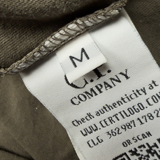 C.P. Company Lens Pocket T-Shirt - Khaki