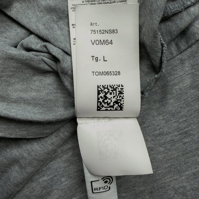 A/W 21 Stone Island 'Mixed Media Two' Back Print T-Shirt - Grey