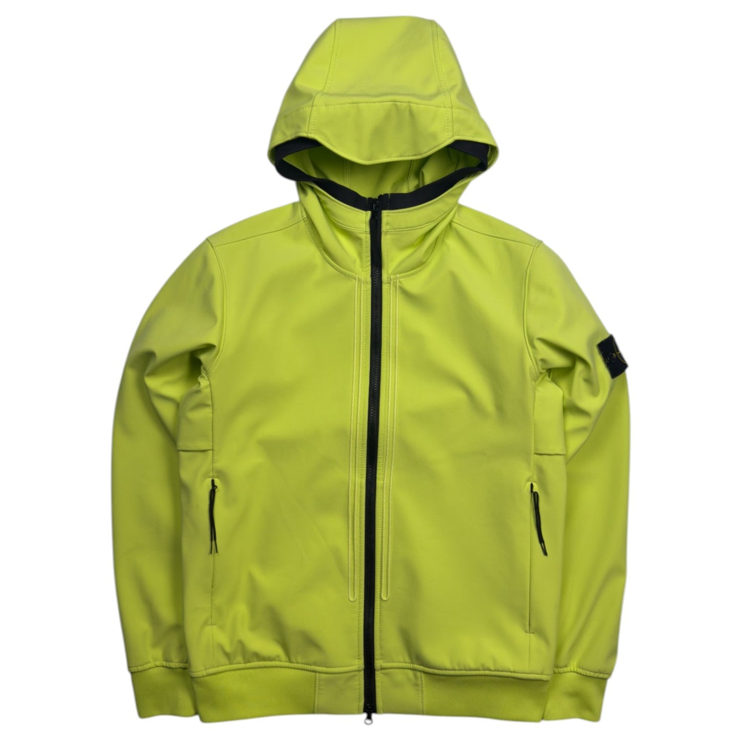 S/S 22 Stone Island Light Soft Shell-R Jacket with e-dye Technology - Yellow