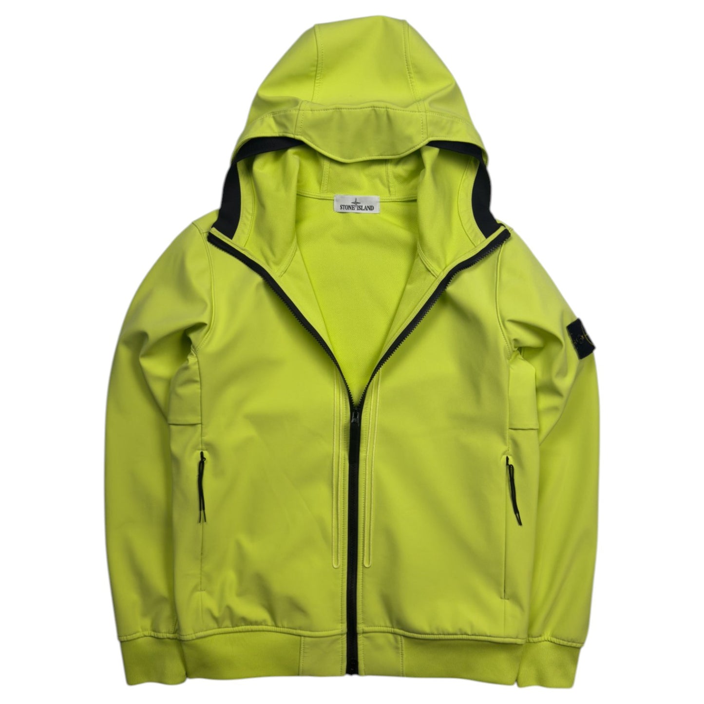 S/S 22 Stone Island Light Soft Shell-R Jacket with e-dye Technology - Yellow