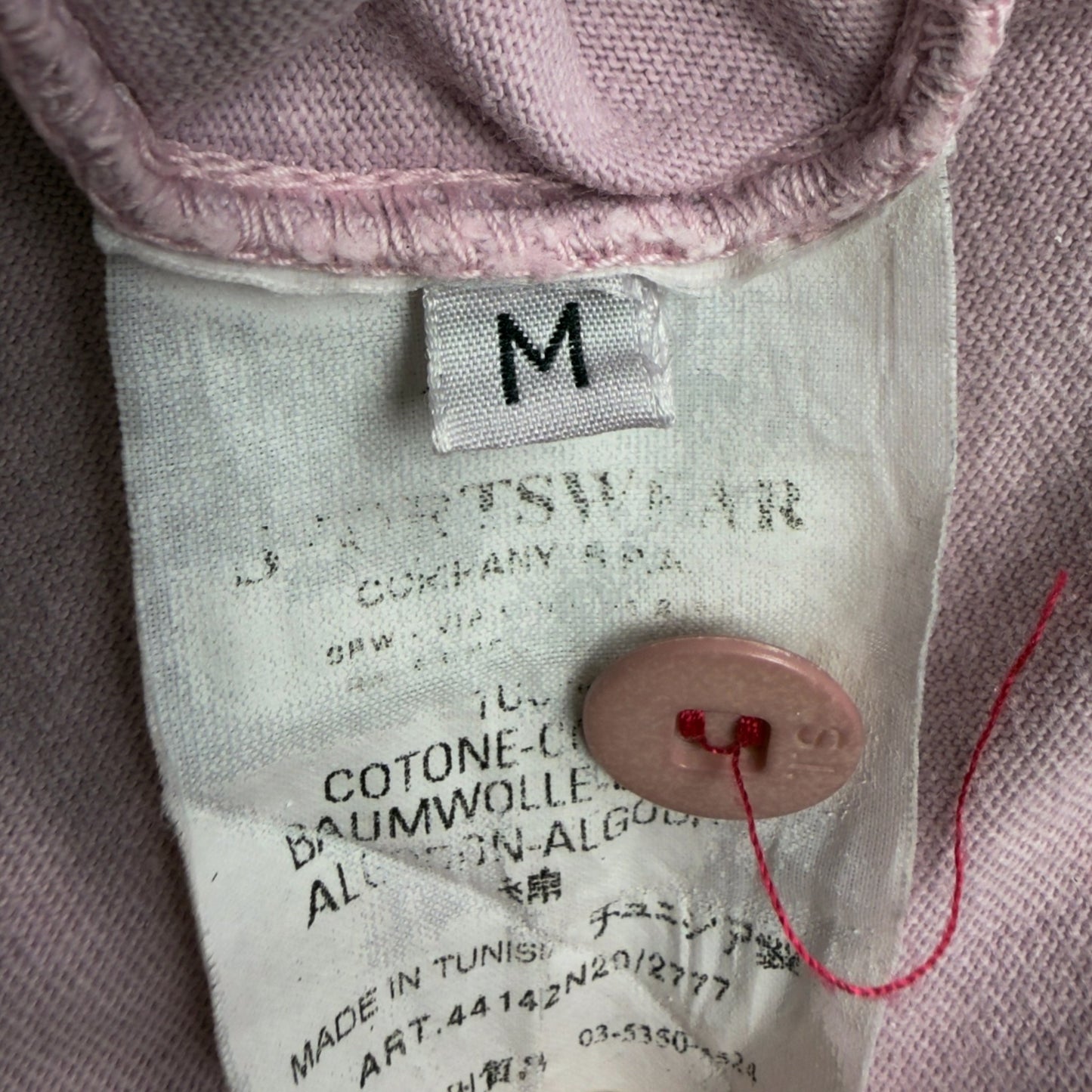 S/S 06 Stone Island Denims Polo Shirt - Light Pink