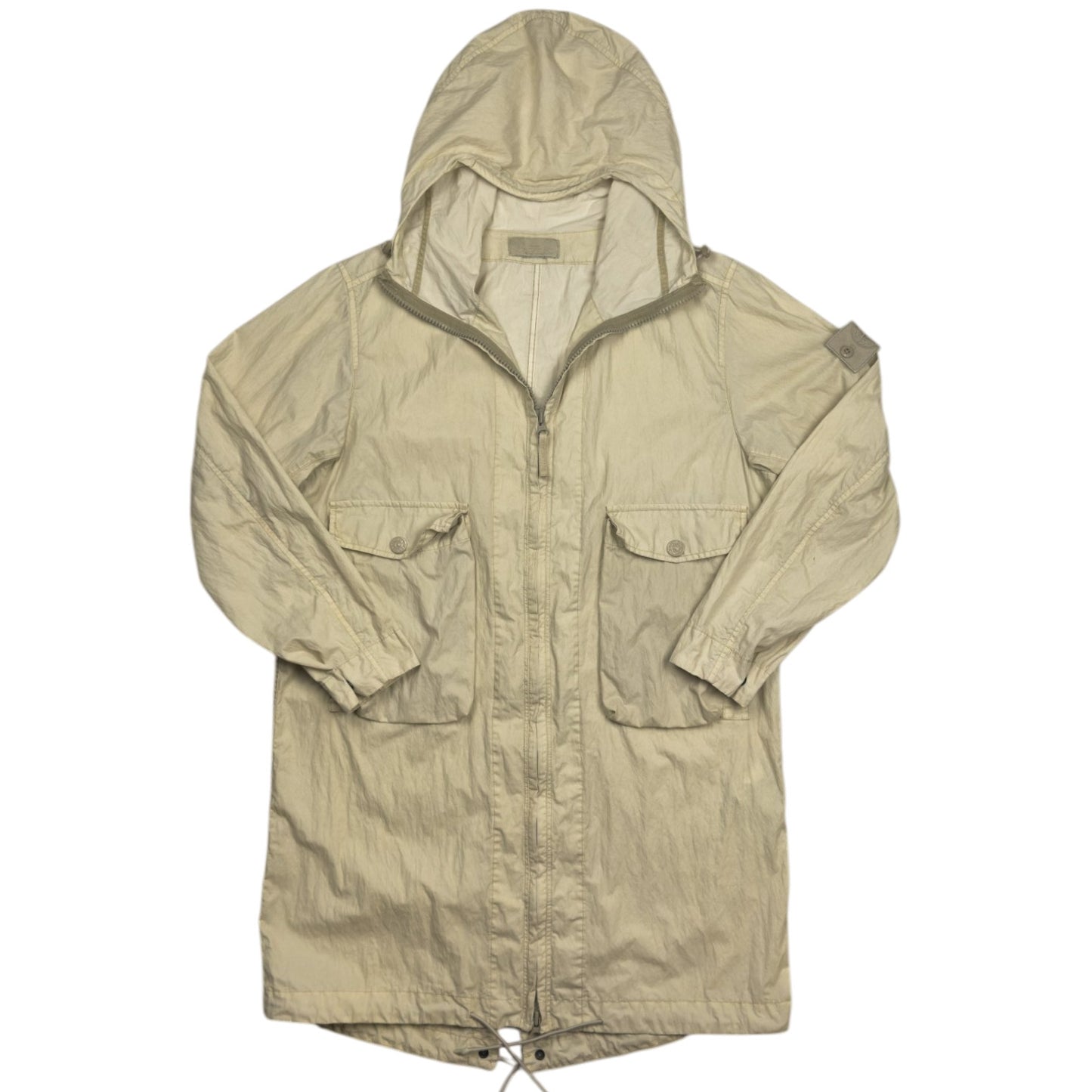 S/S 19 Stone Island 50 Fili Resinata Ghost Parka