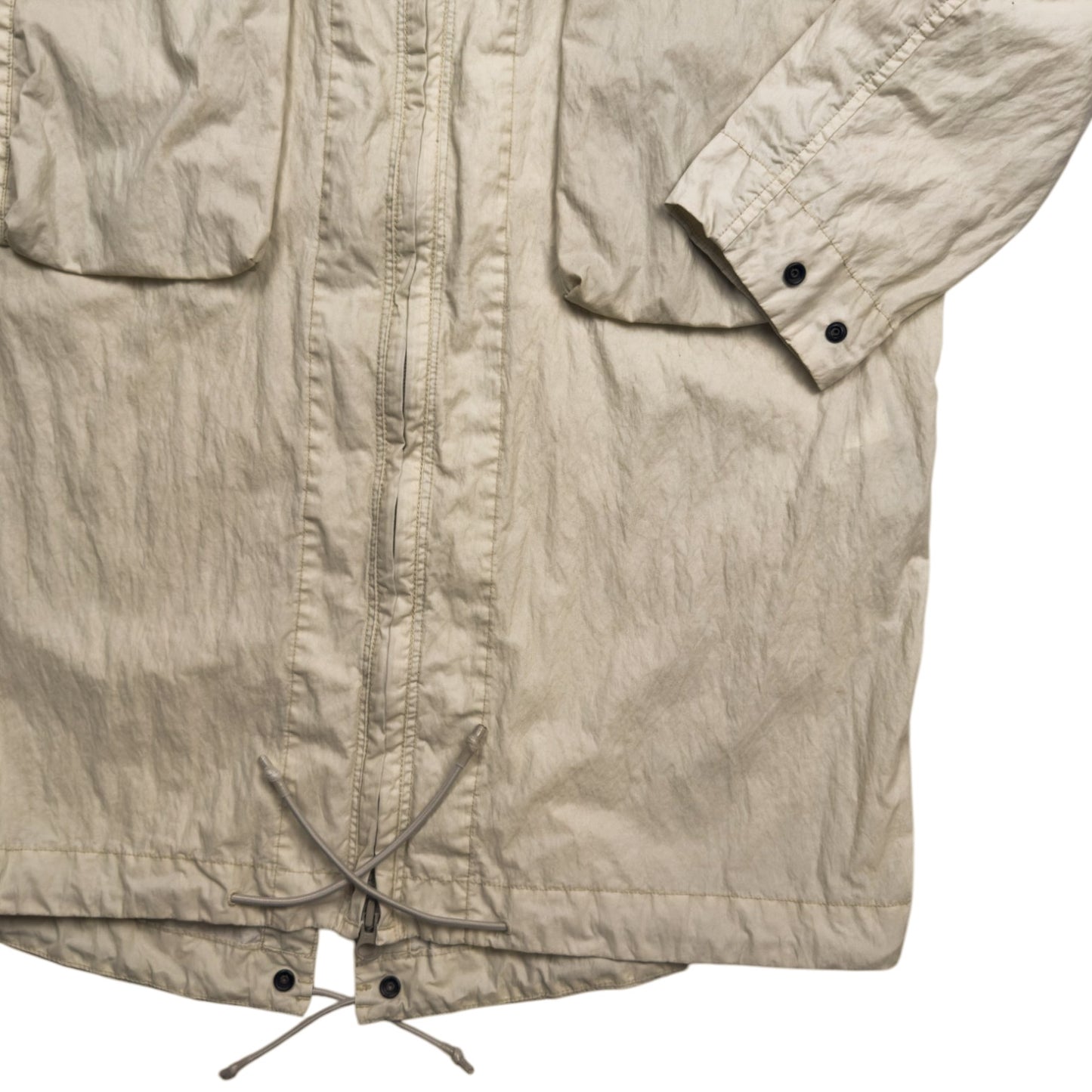 S/S 19 Stone Island 50 Fili Resinata Ghost Parka
