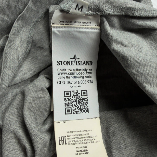 S/S 21 Stone Island Marble Three Print T-Shirt - Grey