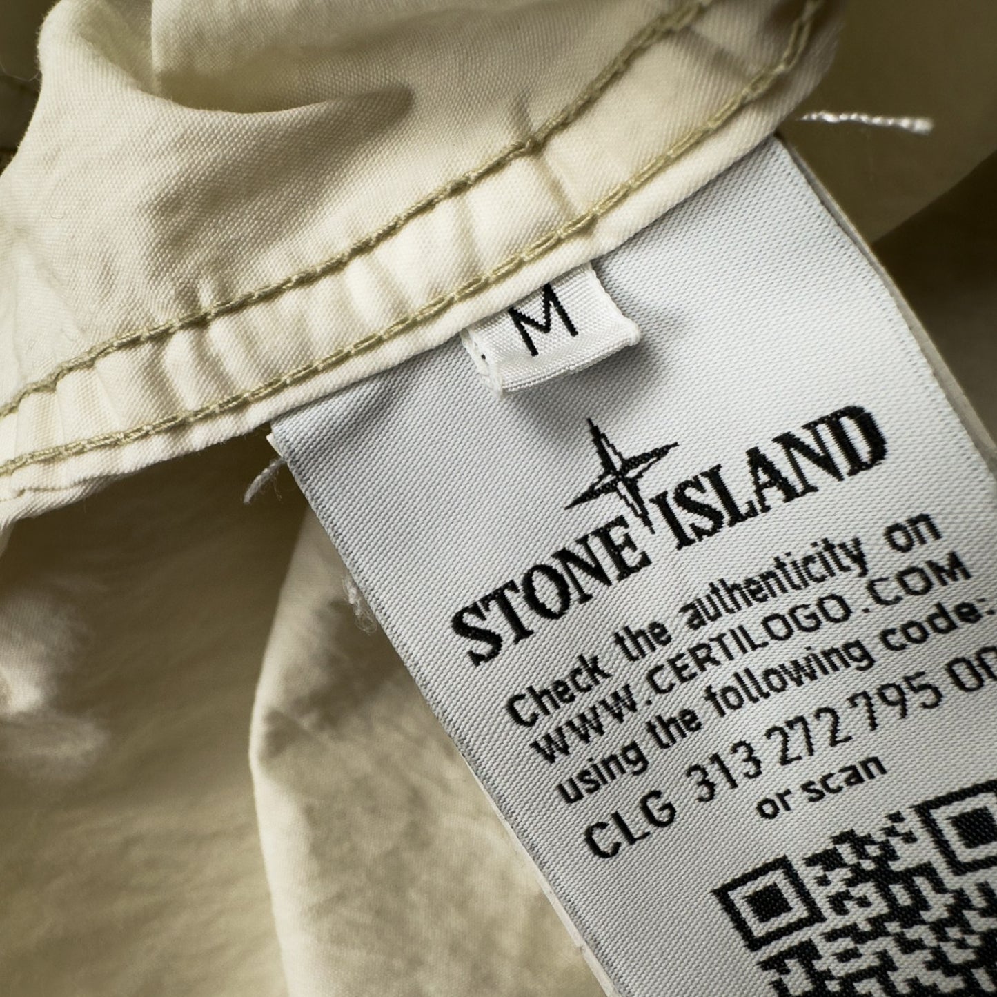 S/S 19 Stone Island 50 Fili Resinata Ghost Parka