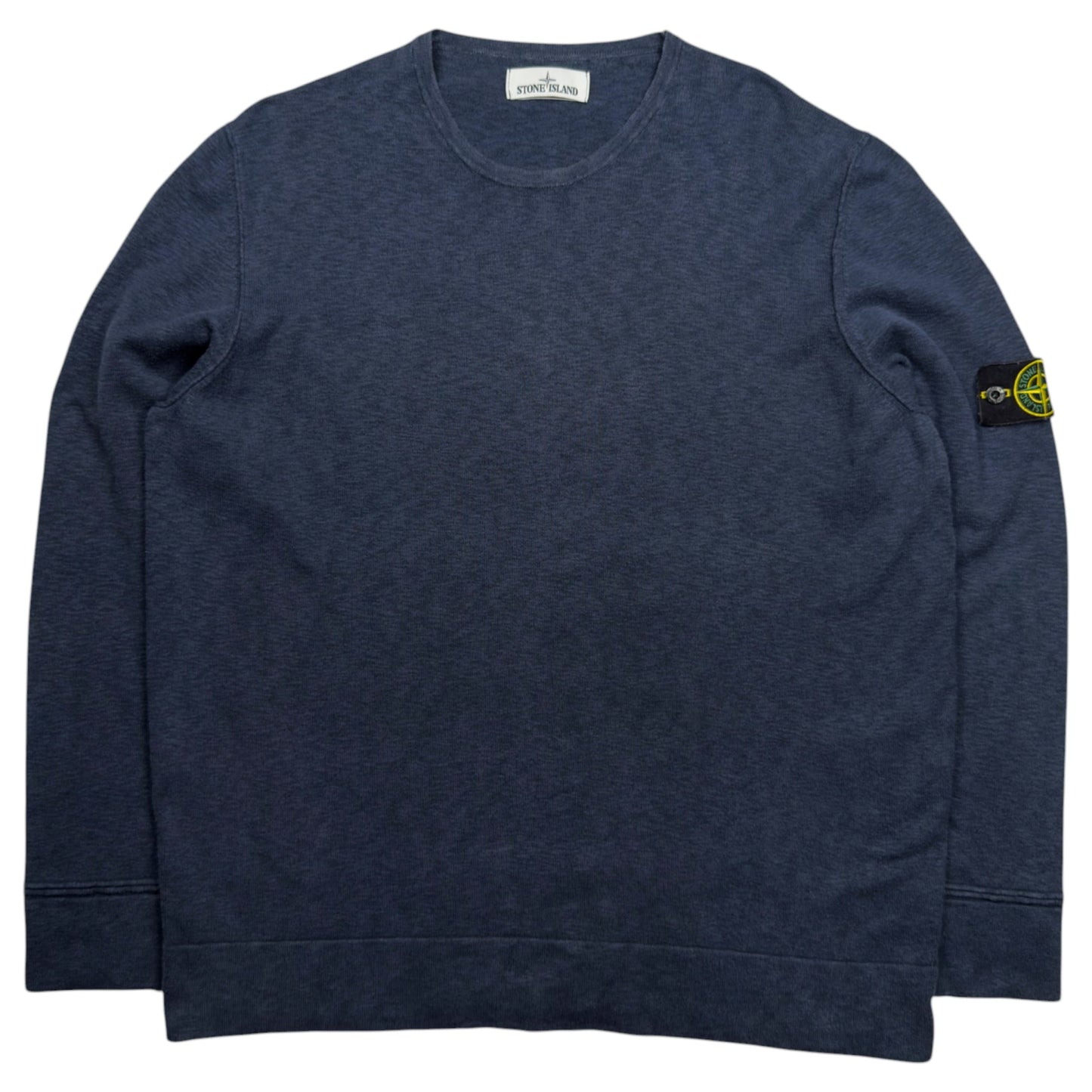 S/S 16 Stone Island Cotton Nylon Blend Light Knit Crewneck Sweater
