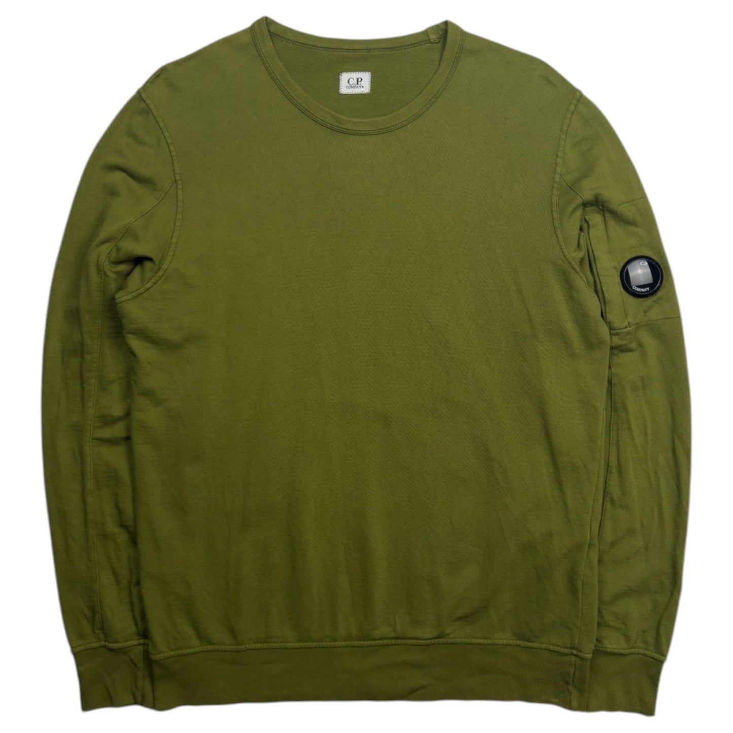 C.P. Company Lightweight Crewneck Sweater - Olive Green