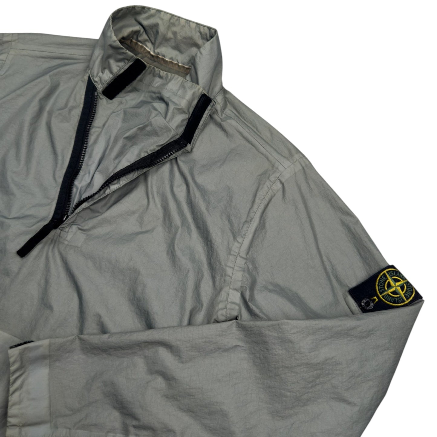 S/S 17 Stone Island Membrana 3L TC 1/4 Zip Smock - Grey