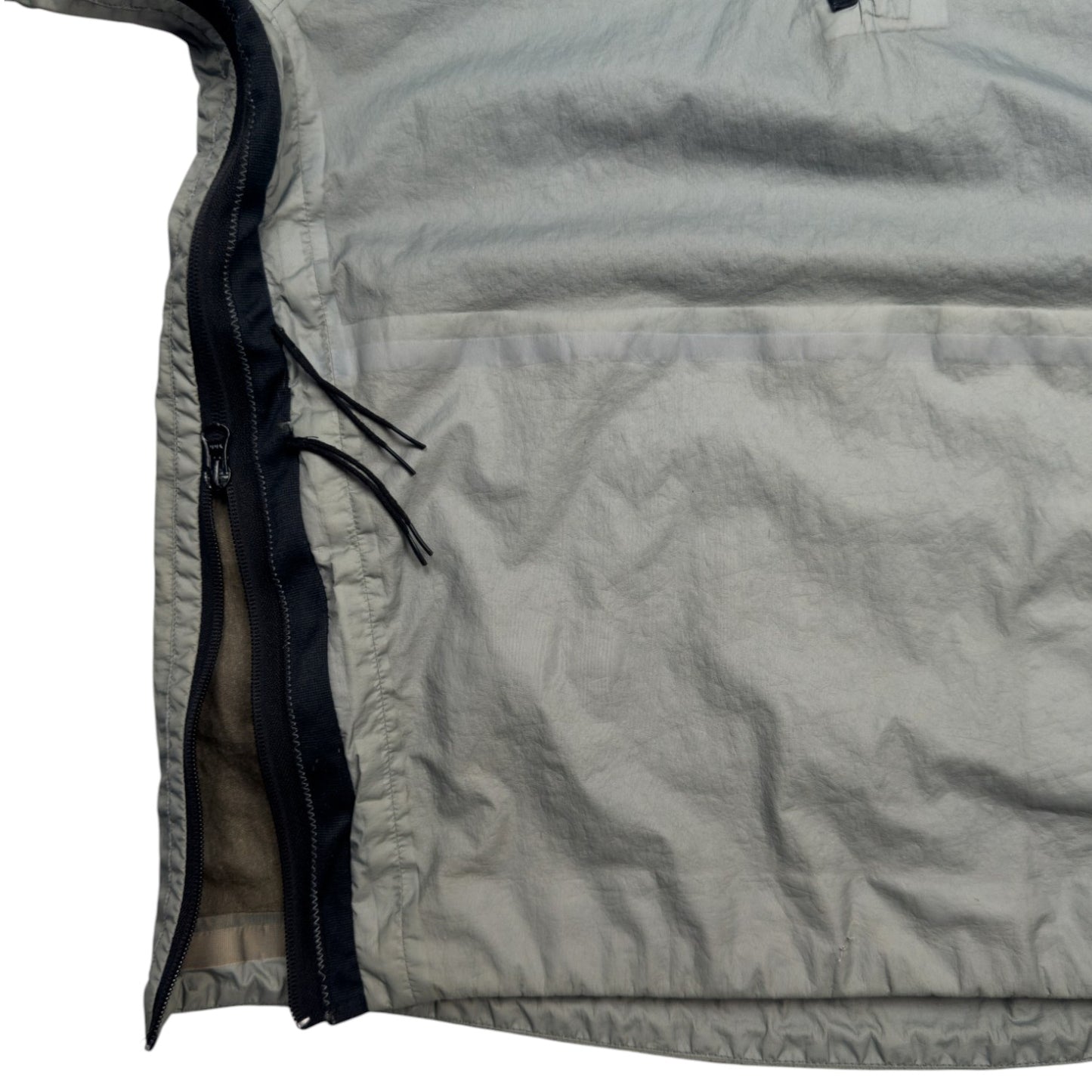 S/S 17 Stone Island Membrana 3L TC 1/4 Zip Smock - Grey