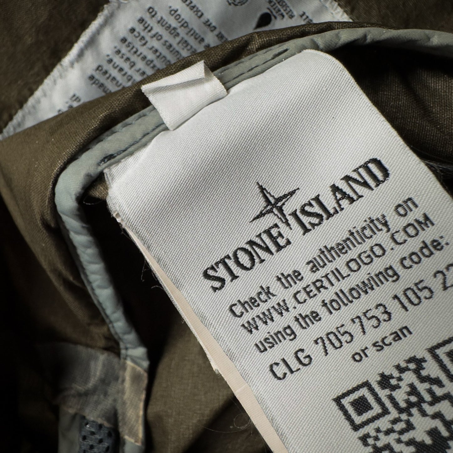 S/S 17 Stone Island Membrana 3L TC 1/4 Zip Smock - Grey