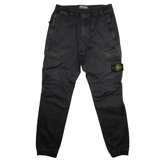 A/W 21 Stone Island Cargo Trousers - Black