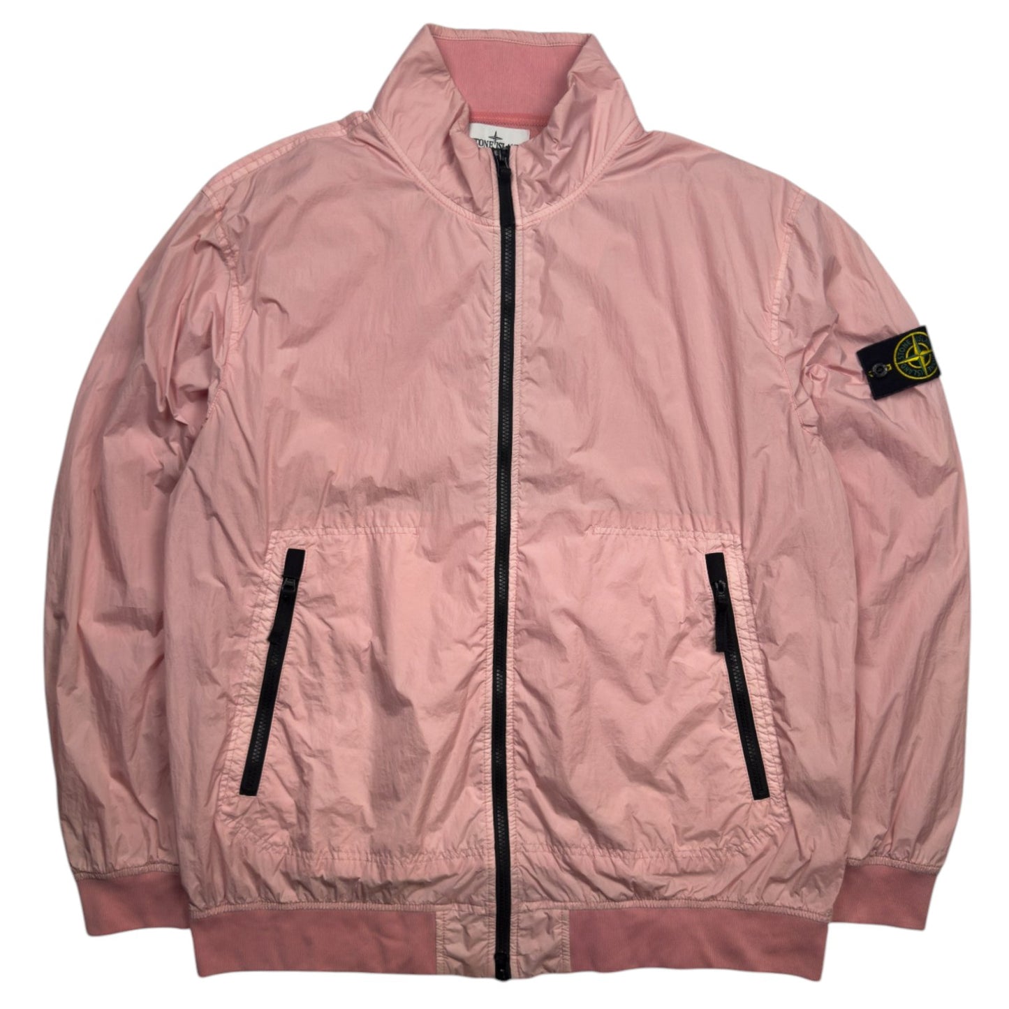 S/S 23 Stone Island Crinkle Reps Bomber - Pink
