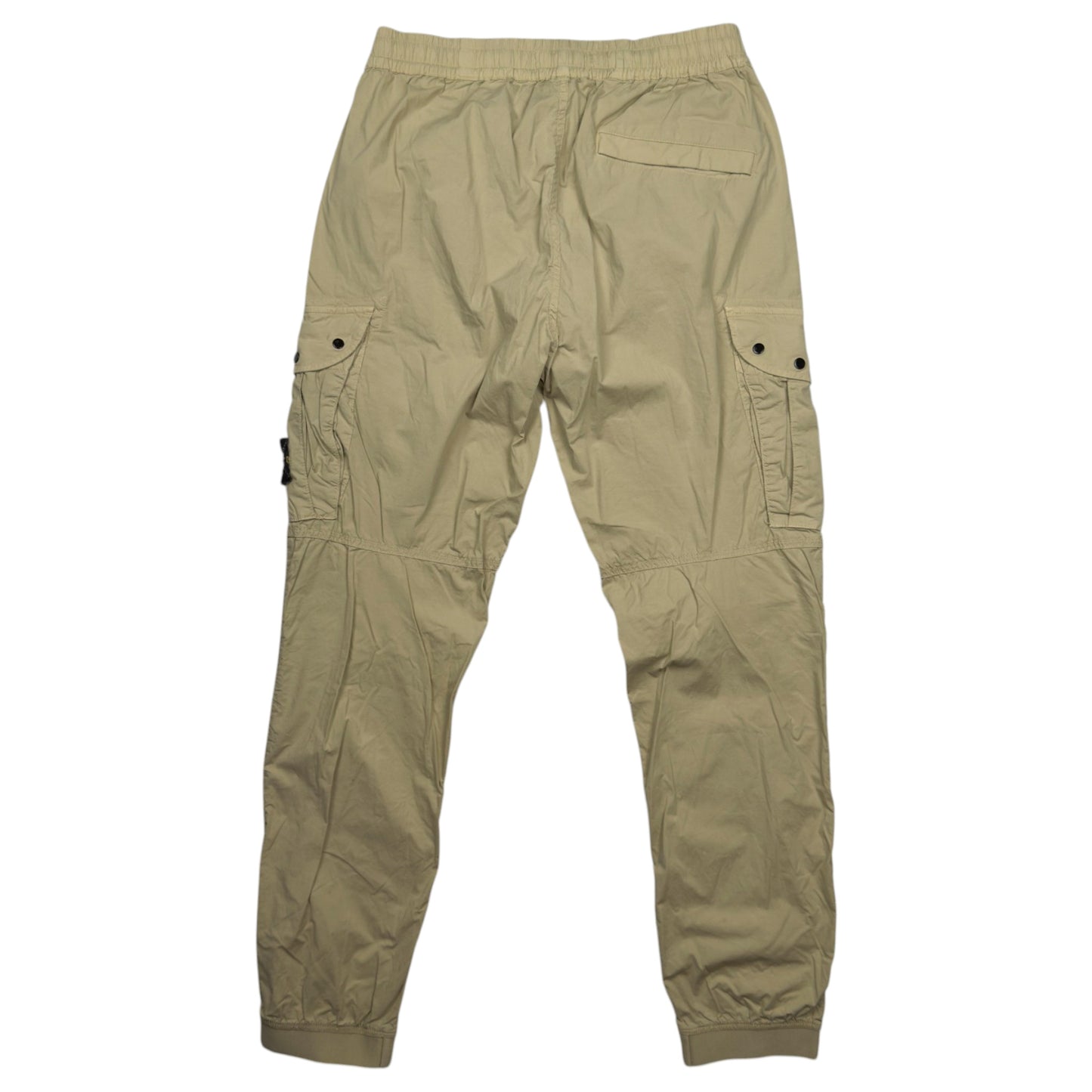 S/S 21 Stone Island Stretch Cotton Cargo Trousers 30 RE-T - Light Beige