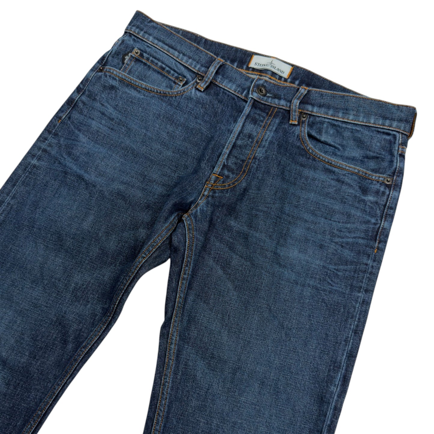 S/S 16 Stone Island Mid Wash Jeans 32 SL