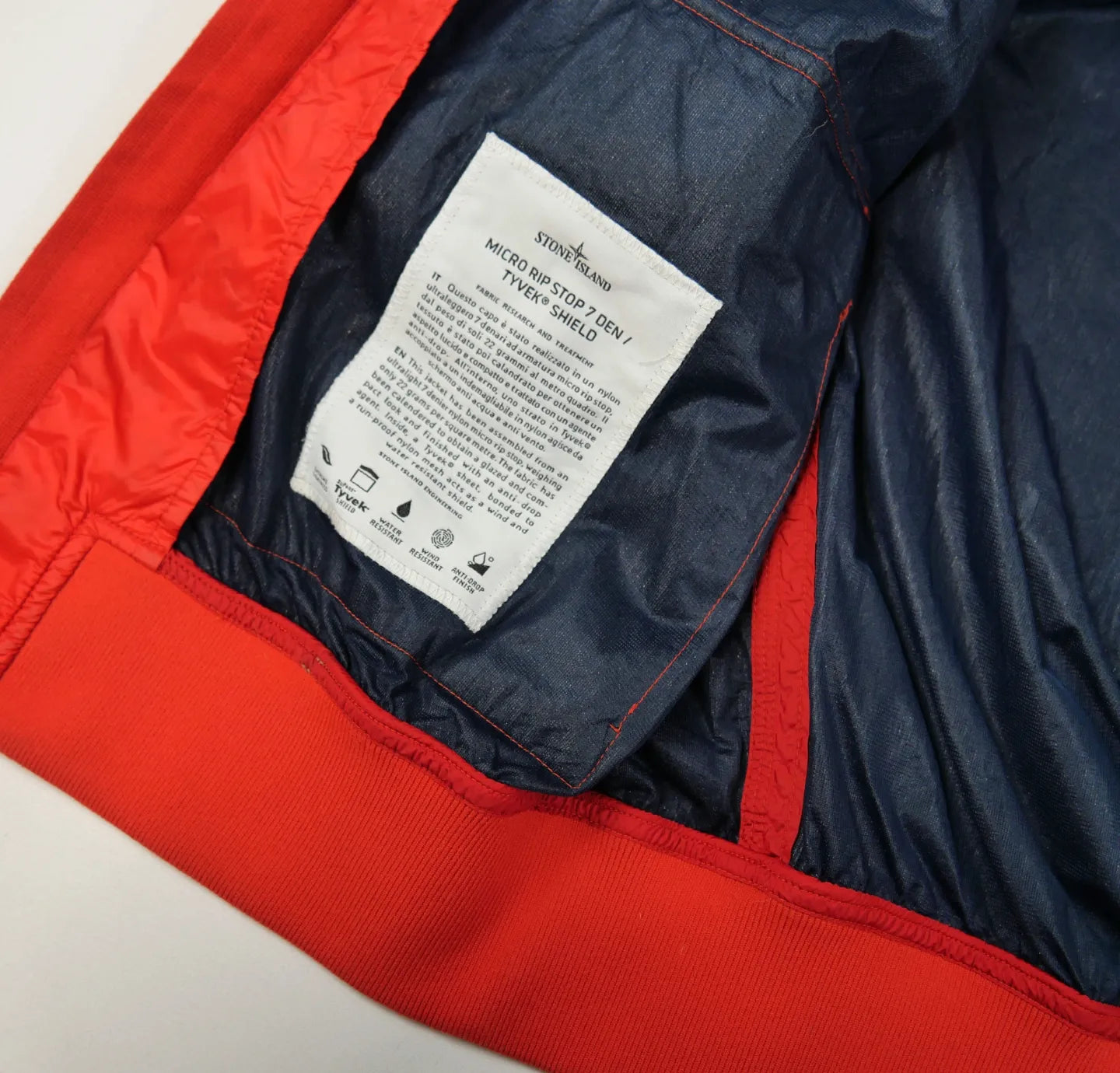 Stone island micro ripstop 2025 7 den tyvek shield jacket