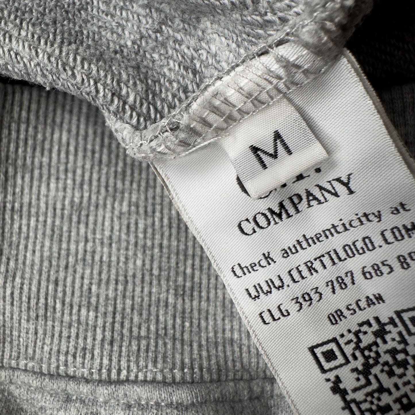 C.P. Company Diagonal Fleece Lens Hoodie - Grey